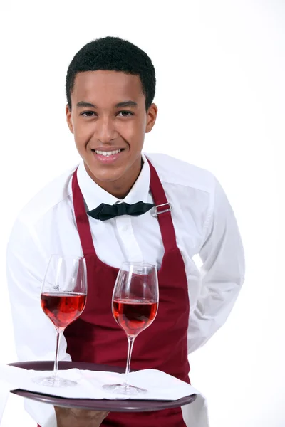 Şarap Garsonu — Stok fotoğraf