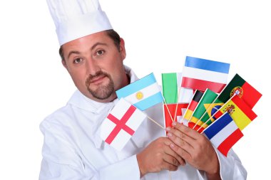 World cuisine chef clipart