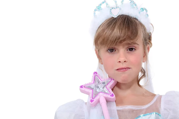 Menina vestida como princesa — Fotografia de Stock