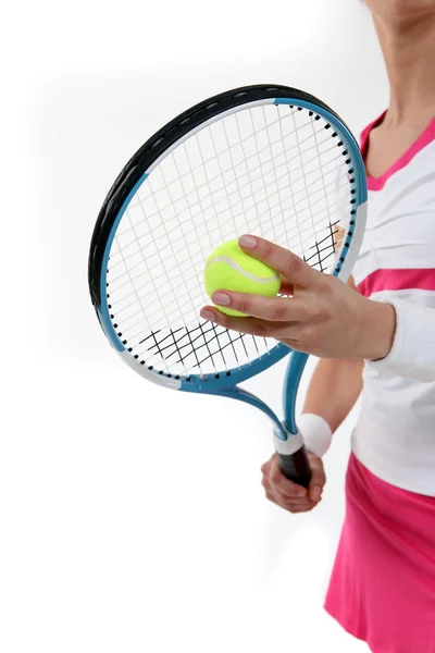 Теннисная ракетка — стоковое фото