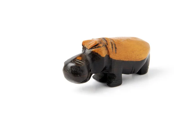 Wooden hippo — Stock Photo, Image