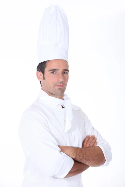 Um chef sério — Fotografia de Stock