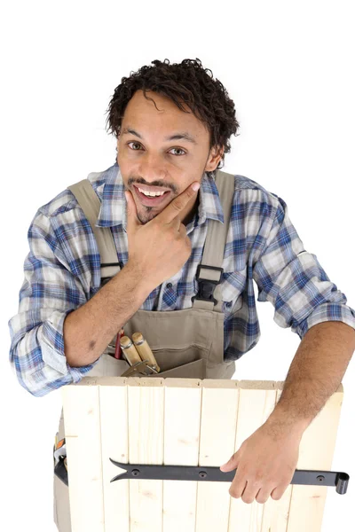 Porträt eines Zimmermanns — Stockfoto