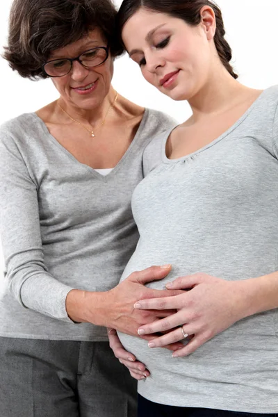 stock image Women waiting for the arrival of a new generation