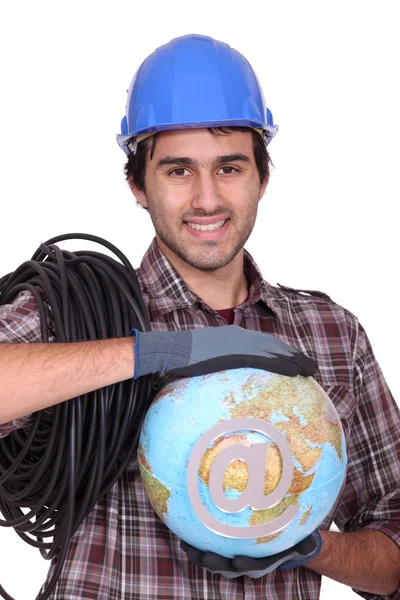 The tradesman, the key to globalization — Stock Photo, Image
