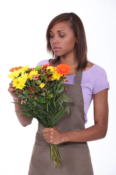 Jovem florista — Fotografia de Stock
