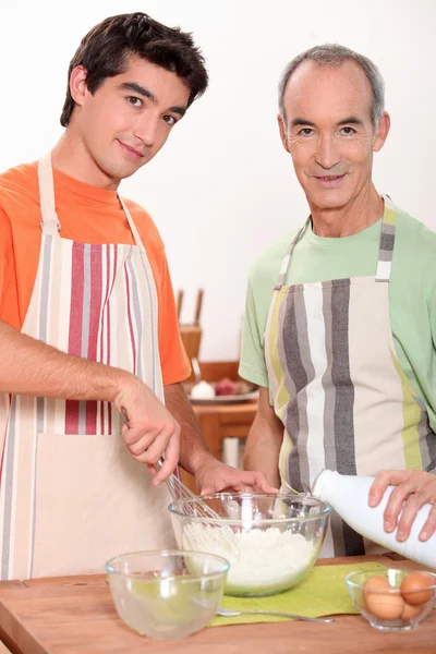 Family Cooking — Stock Photo, Image