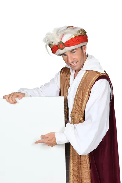 Portrait of a man in costume — Stock Photo, Image