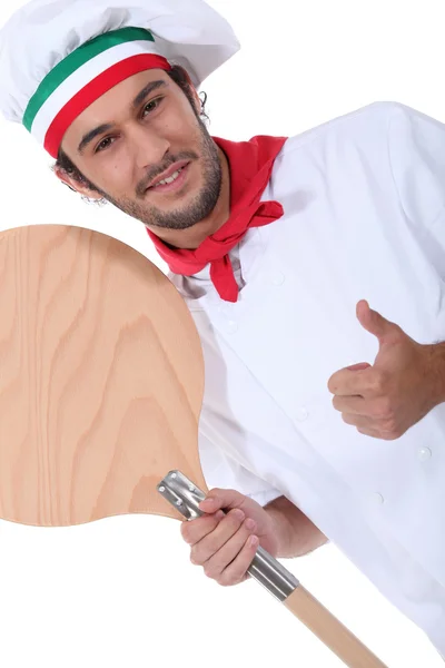 Pizza chef Stock Image