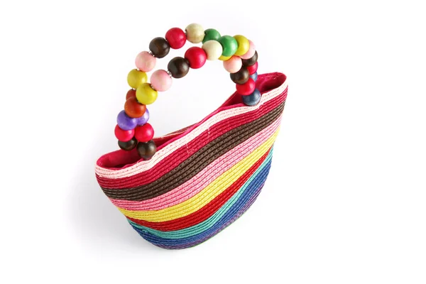 Bolso Hessiano multicolor — Foto de Stock
