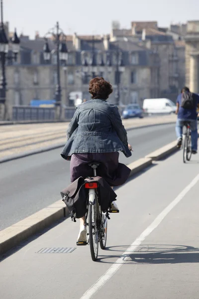 Şehir bisiklet yolu — Stok fotoğraf