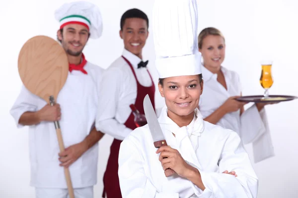 Catering professionals — Stock Photo, Image