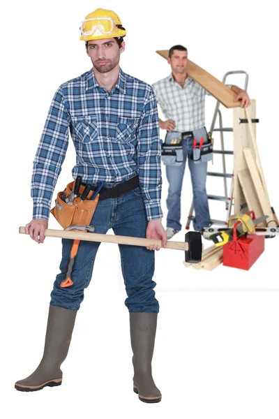 Two carpenters — Stock Photo, Image