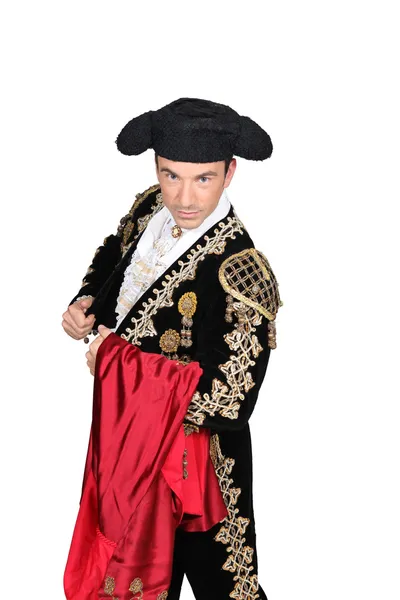 Ember öltözött egy matador — Stock Fotó