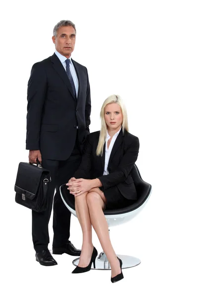 stock image Couple of executives