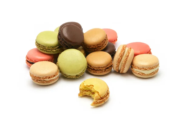Macaroons in a variety of flavors — Stock Photo, Image