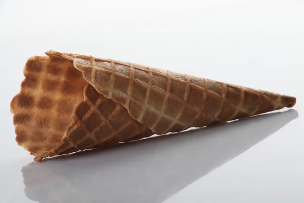 Close-up of a waffle cone — Stock Photo, Image