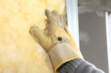 Insulation installation clipart