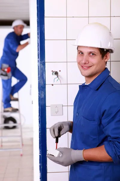 Electrical work — Stock Photo, Image