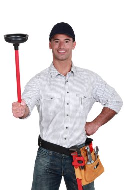 The handy man clipart