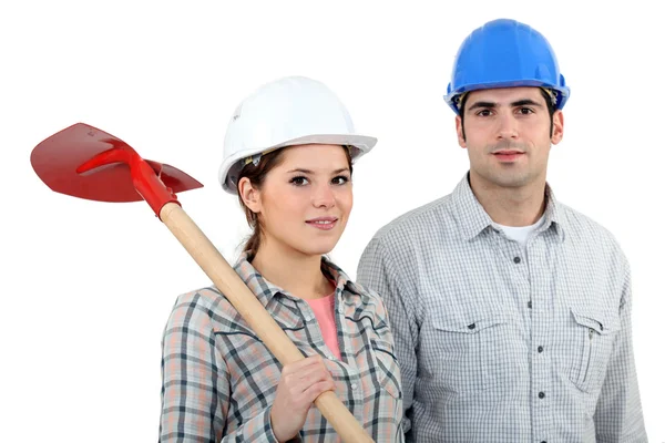 Construction crew — Stock Photo, Image