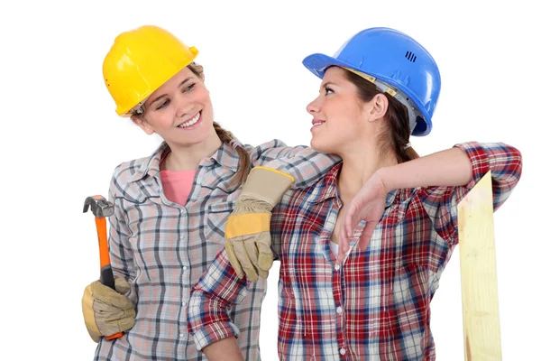 Female carpenters — Stock Photo, Image