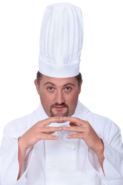 Portrét mužské šéfkuchaře — Stock fotografie