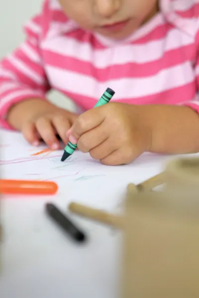 Child coloring — Stock Photo, Image