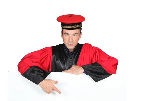 Man in costume — Stock Photo, Image