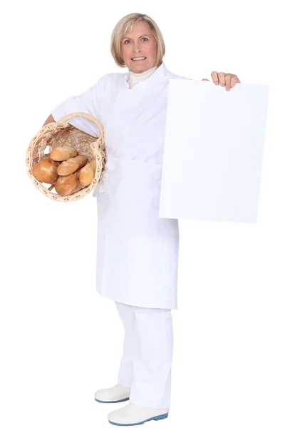 Bäckerin — Stockfoto