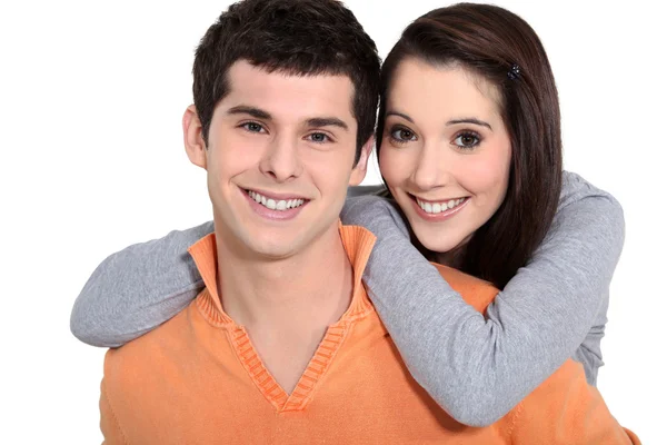 Young couple embracing Stock Picture