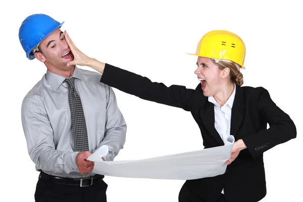 Businesspeople having a quarrel — Stock Photo, Image