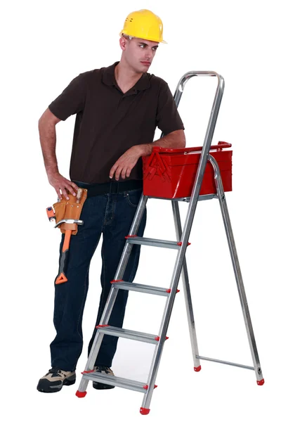 Heimwerker mit Ausrüstung — Stockfoto