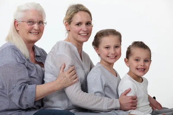 Young and older female foursome — Stock Photo, Image