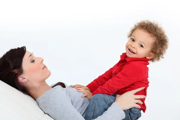 Woman and child Royalty Free Stock Photos