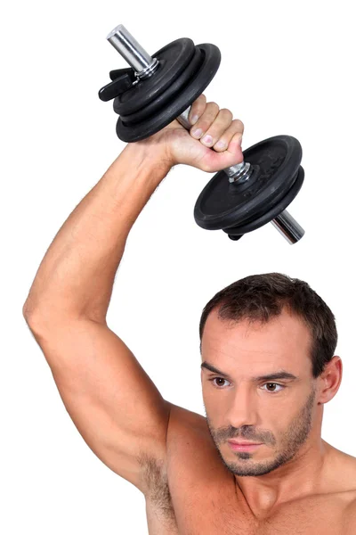 Hefgewichten voor mannen — Stockfoto