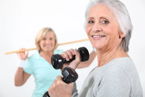 Women working out together — Stock Photo, Image