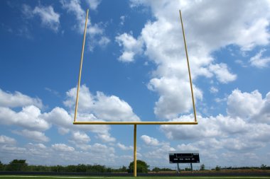 American Football Field Goal Posts clipart