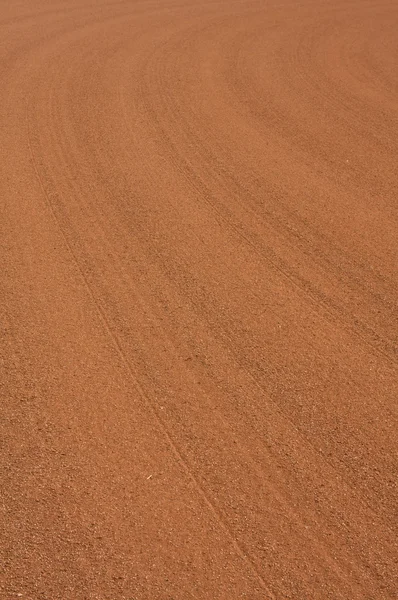 Baseball Infield Dirt Patterns — Stok fotoğraf