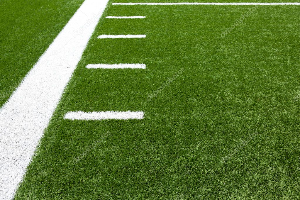 American Football Field Yard Lines