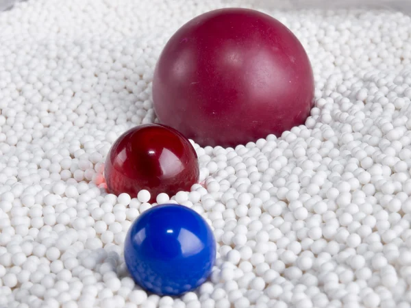 Färgade pärlor — Stockfoto