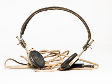 Antique Headphones clipart