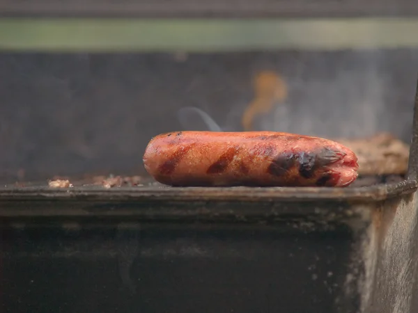 Grilled Hotdogs — Stock Photo, Image