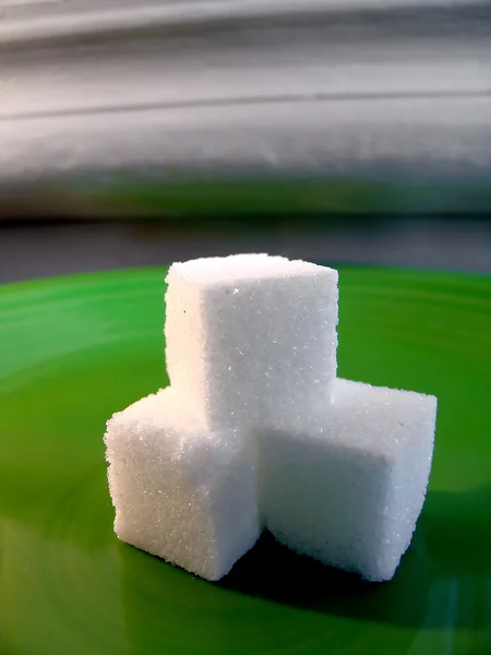 Sugar cubes — Stock Photo, Image