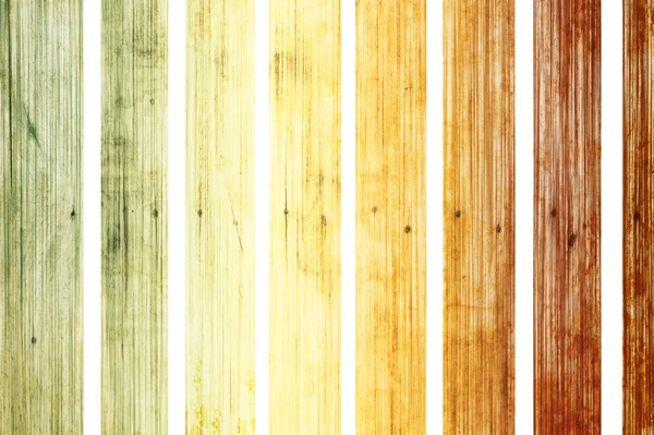 Color madera vieja sobre fondo blanco, aislado — Foto de Stock