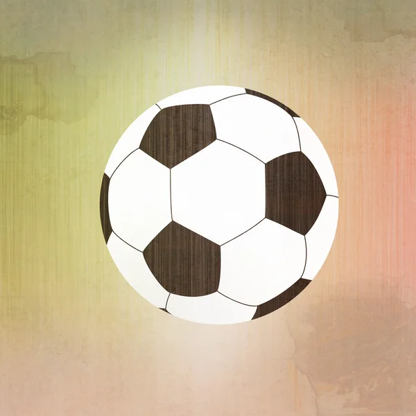 Football soccer on paper background — Stock Photo, Image
