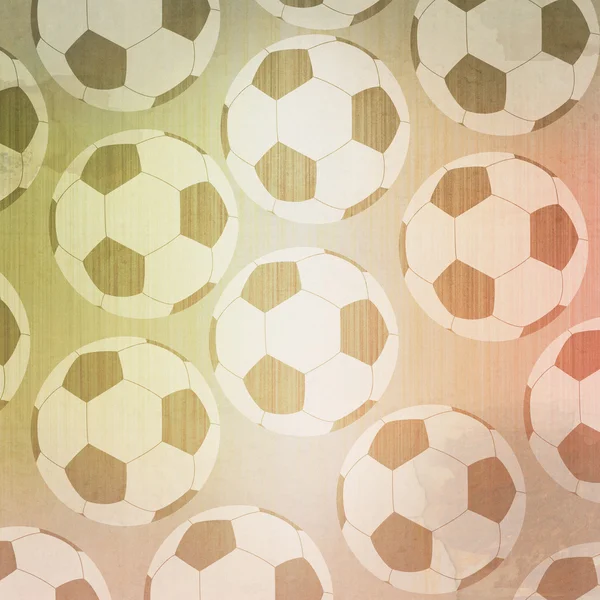Fußball auf dem Papier Hintergrund — Stockfoto