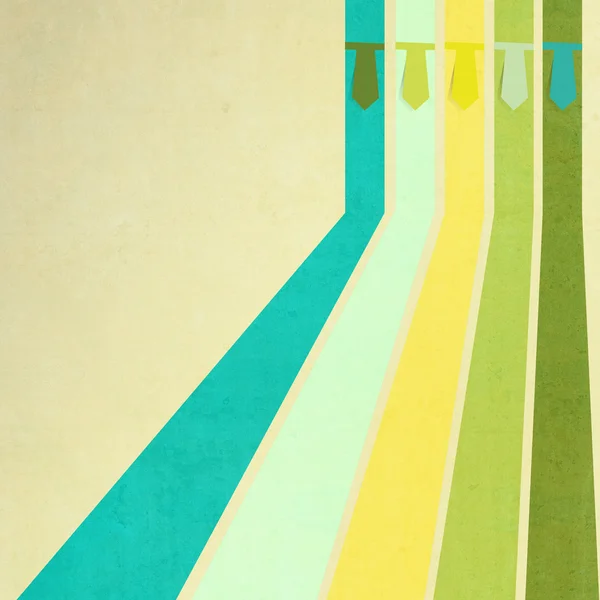 Ikonen halsduk business färgglada linje bakgrund — Stockfoto
