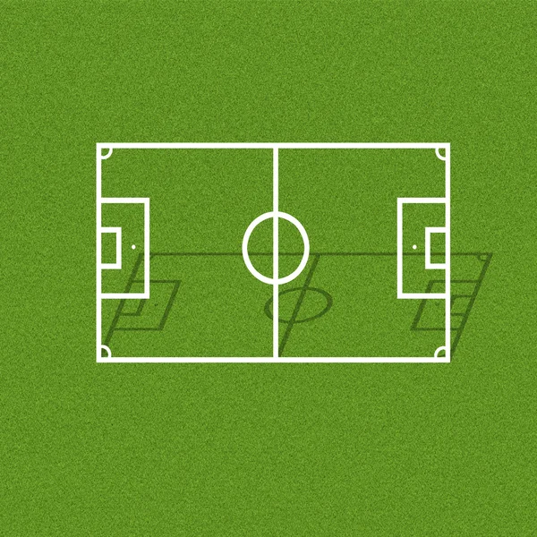Voetbal voetbal op grasveld — Stockfoto
