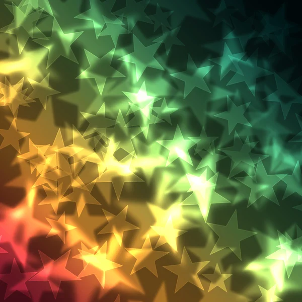 Shiny stars bokeh light background — Stock Photo, Image